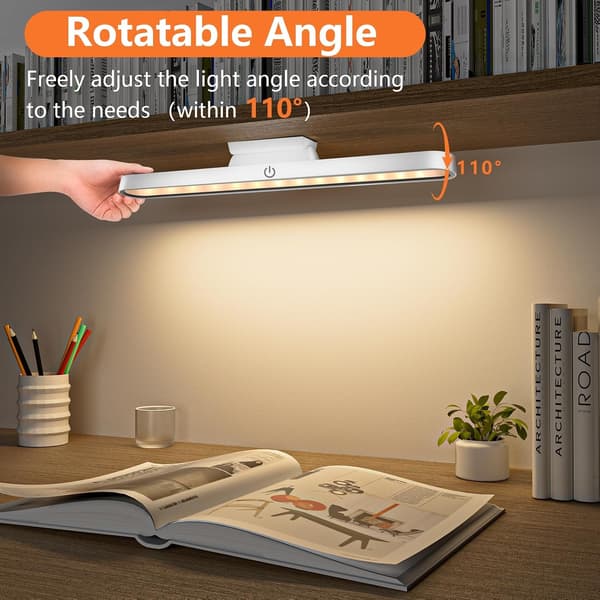 Wireless LED Kitchen Light, USB Rechargeable, Magnetic, Adjustable Brightness, Desk Lamp