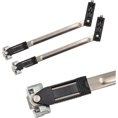 Aluminium Alloy Window Restrictor, Double Internal Angle Regulator, Window Stay, 1 Piece