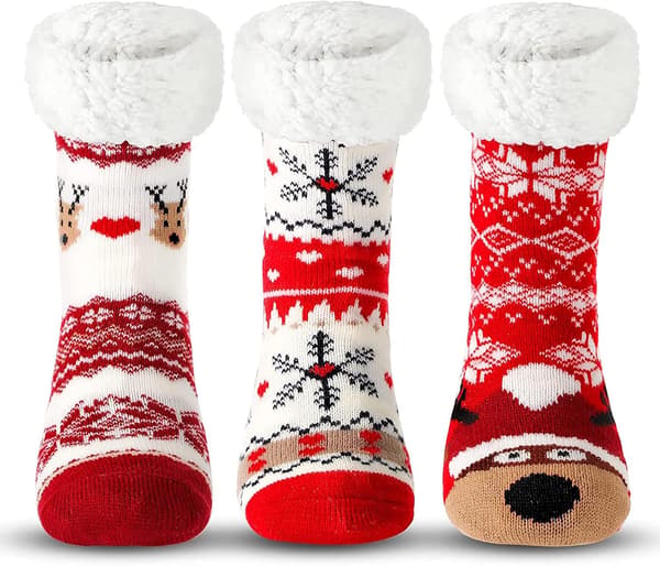 3 par julestrømper til kvinder | One Size Cute Style One Size