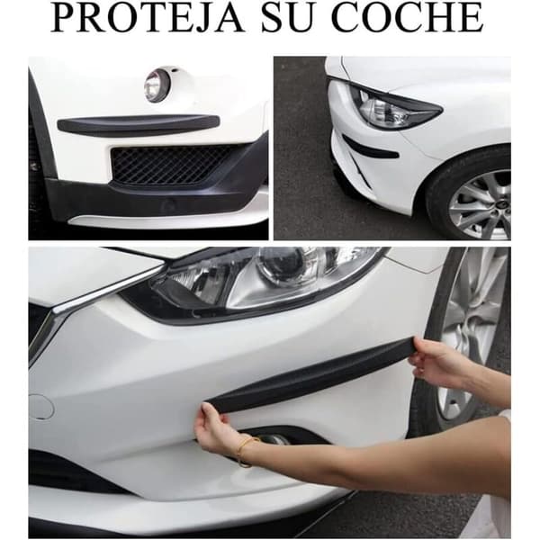 4-Piece Universal Car Corner Protector - Anti-Scratch Self-Adhesive Strips - Universal Bumper Guard Strip
