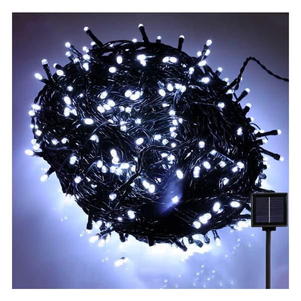 Solar LED String Light Christmas Decoration Lantern Flashing Star String Light Outdoor Waterproof Cold White? 5M 20 Lights