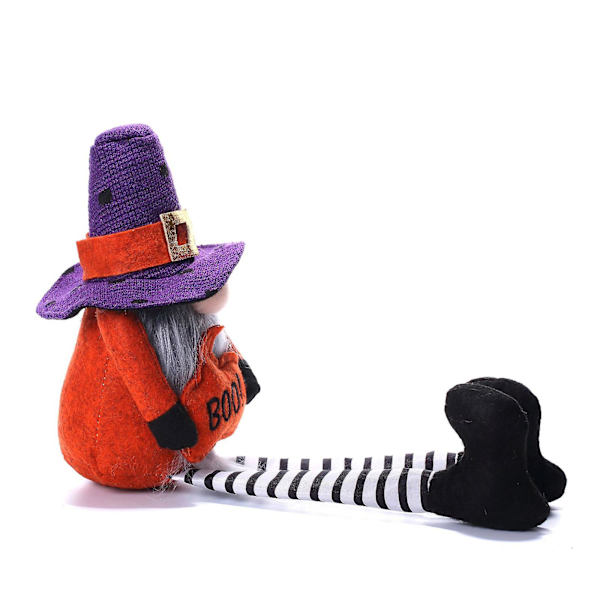Halloween-kääpiö Pitkät Jalat Kurpitsa-Päällystys Kääpiö Koriste Halloween-Juhlat Maalaistalon Pöydän Koristelu Tarvikkeet B