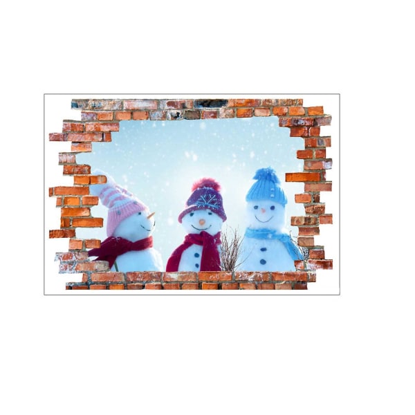 Christmas Snowflake Window Clings klistermärken för glas, juldekorationer Holiday Snowflake Christmas Window ClingsA A