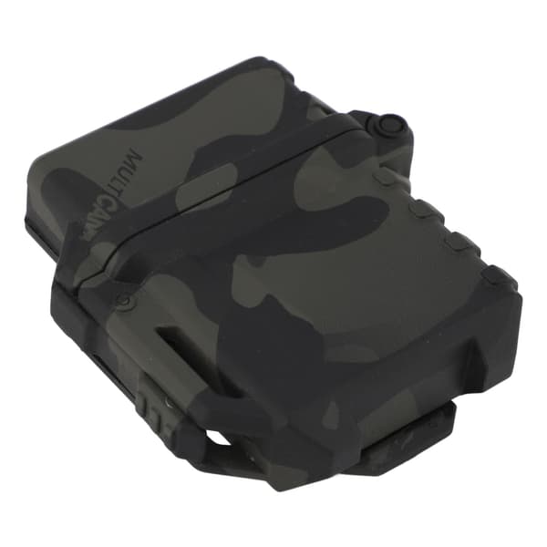 Universal Tactical Lighter Case, Multifunctional, Waterproof and Drop-proof Protective Case for Lighters - Black Camouflage