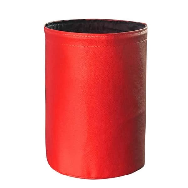 Waterproof Foldable Car Trash Can PU Storage Basket Organizer Easy to Clean Mini Garbage Container for Car New