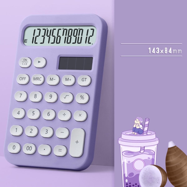 Desktop Calculator Student Calculator Basic Standard Calculator Bärbar kalkylator