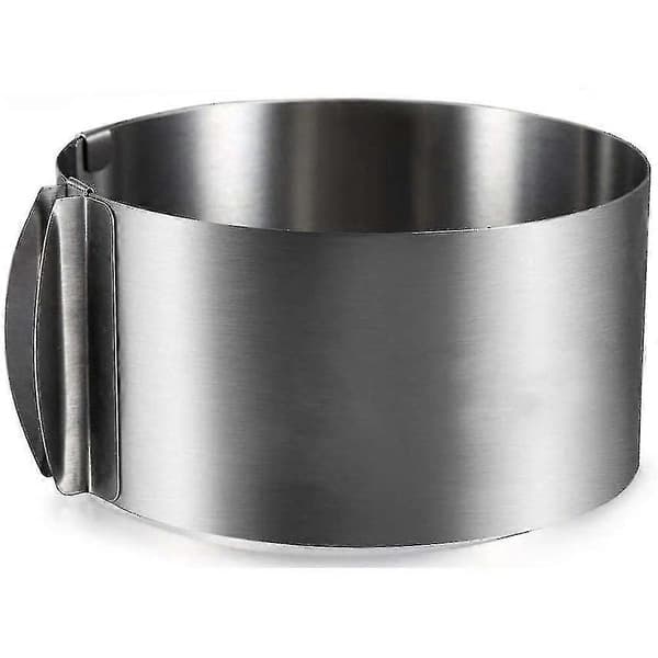 Cake Ring 6 to 12 Inch Adjustable Round Stainless Steel Cake Mold Mousse Mold Baking Tool Cake Decorating Mold Baking Ring