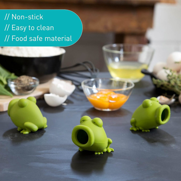 Silikon Äggseparator Ägggula och Vit Läppar Svalna Släpp - Köksverktyg Gadget Köks/Bakverktyg Ägg Extraktor