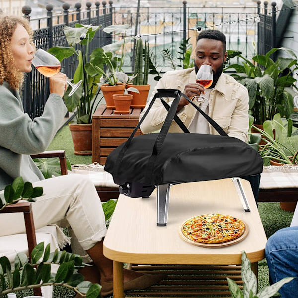 Utomhuspizzaugnöverdrag gaspizzaugn, bärbar vattentät pizzaugnöverdrag pizzaugntillbehör