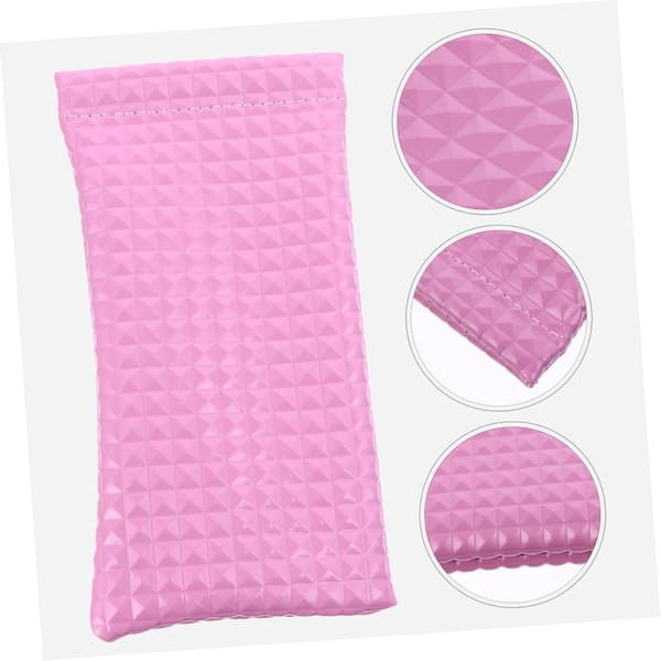 4pcs Sunglasses Case Glasses Pouch Drawstring Water-Resistant and Stylish Random Color