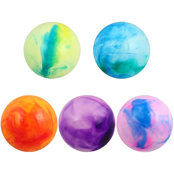 5 kpl Ilmapalloja Lapsille Rannalle Kirkkaat Värit Rantapallo Luova Rantapallo Värikäs 6 tuumaa 15X15X15C Colorful 6 inch 15X15X15CM