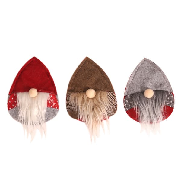 Long-bearded hat for elders, 6-pack Christmas hats,