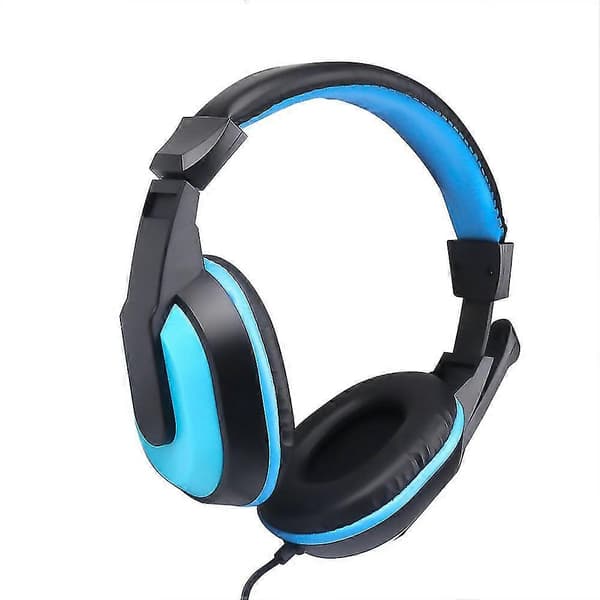 Stereo Gaming Headphones With Microphone Wired Control Headset 3.5mm Plug Earphones