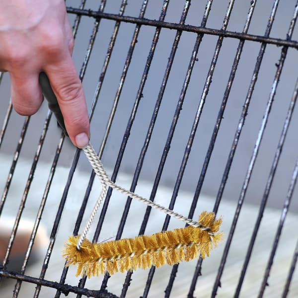 2 st Grillborstar 30,5 cm Triangulär Grillrengöringsborste Grilltrådsborste