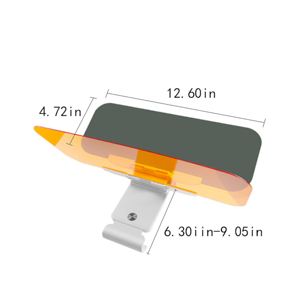 Bilsolskydd, Dag- och Natt Anti-bländande Solskydd, 2 i 1 Bil Solskydd Anti-UV Block Solskydd, Icke Bländande