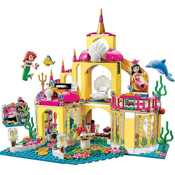 Mermaid's Underwater Palace Building Block Toy Children's Practical Skill Development Birthday Gift