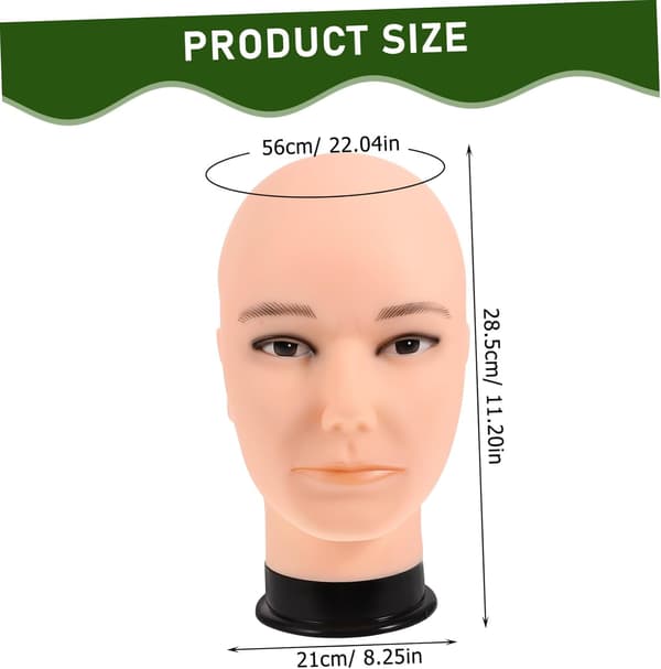 Wig Holder Display Stand Mannequin Head Wig Support Stand for Storage and Display
