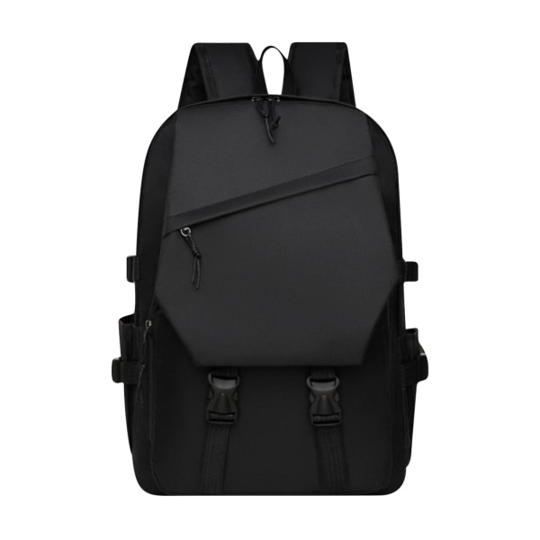 Tooling Style Ryggsekk Business Multifunksjonell Laptop Bag Herre Ryggsekk Svart Black