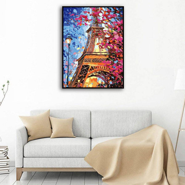 Timanttimaalaus Eiffel-torni (30*40) 2 sarjaa