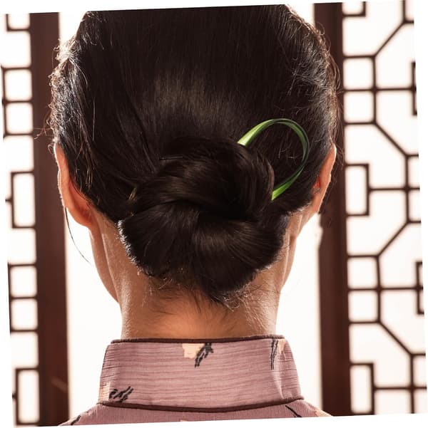 4 stk U-formede hårnåle Piger Hårnåle Stick Updo Chignon Nål til Kvinder Brude Rodet Knold