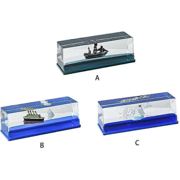 Titanic Cruise Ship Acrylic Fluid Drift Bottle Ornament - Exquisite & Unique Gift, Never Sinks