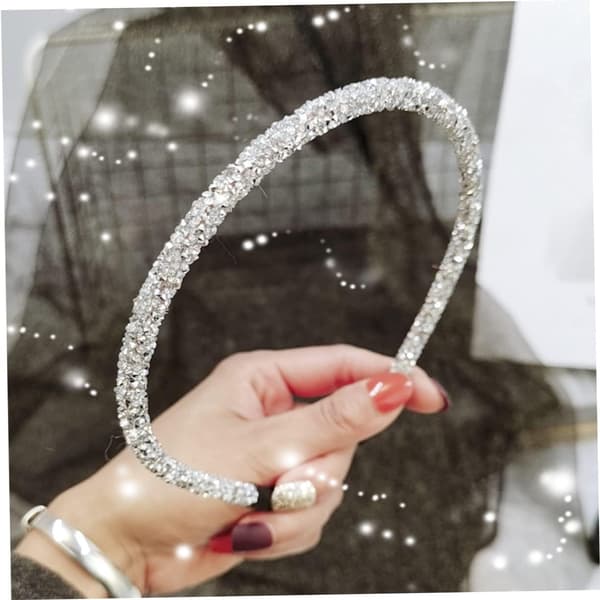 7 stk Rhinestone Hårbånd Pannebånd Hårpynt til Bryllup Rhinestone Hodeplagg