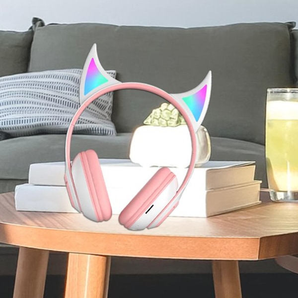 Bluetooth Headset, Hovedmonteret Hovedtelefon med Robust Strøm (En)