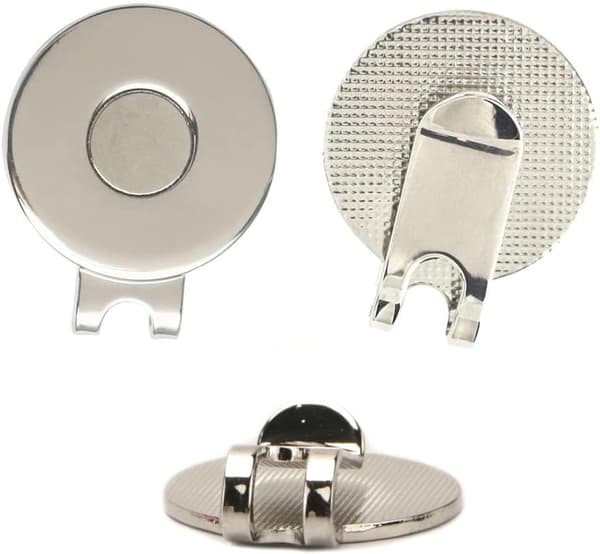 3 stk golfkasketklemmer, golfhatteklemmer, golfboldhatteklemme, magnetisk