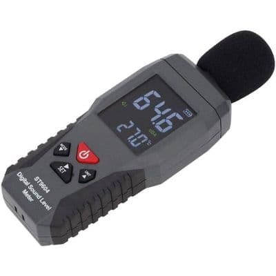 SMART SENSOR Sound Level Meter, Noise Level Recorder, Digital Sound Level Meter, Measuring Range 30-130dB