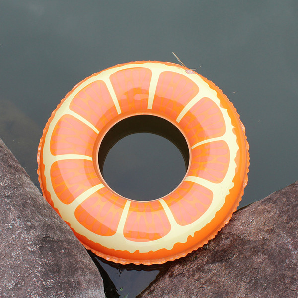 Frukt Pool Float, Badring, Uppblåsbar Badring för Barn, 1 Stil Sommar Pool Leksak för Kul