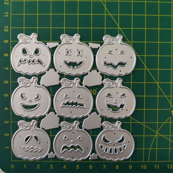 Halloween Græskar Metal Skæreform Skabelon Scrapbooking DIY Album Stempel Papir