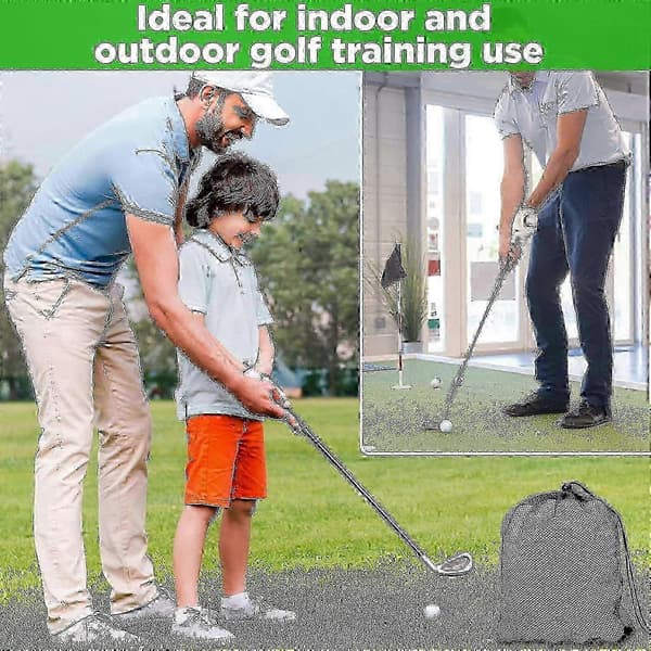 100-pack Biodegradable Practice Golf Balls with Reusable Mesh Bag White Valkoinen