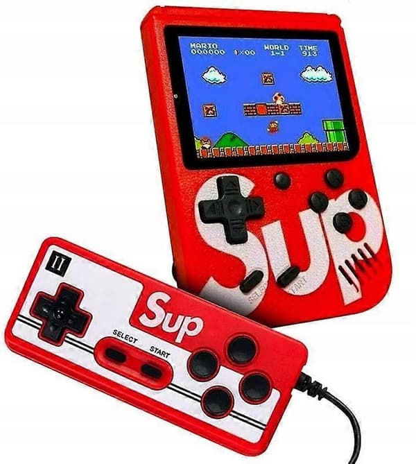 Mini Konsoll Retro 400 Gameboy Spill Pad Mario TV