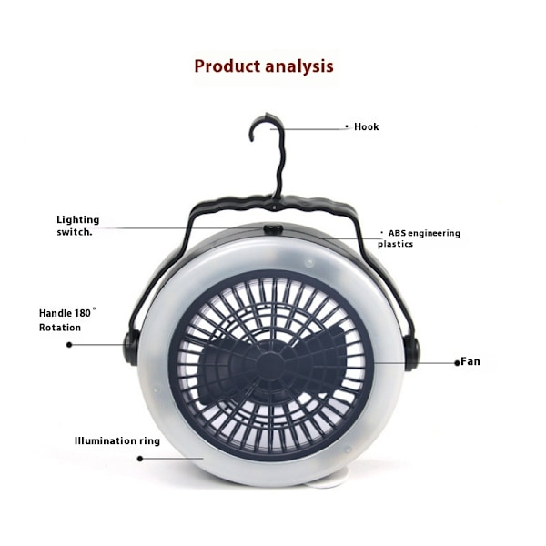 Batteridriven - multifunktionell LED-lampa