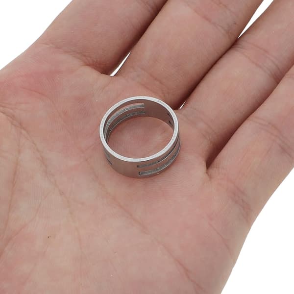 Sæt med 2 17 mm værktøjer i rustfrit stål til at åbne og lukke springringe, smykkefremstillingsringe, tilbehør