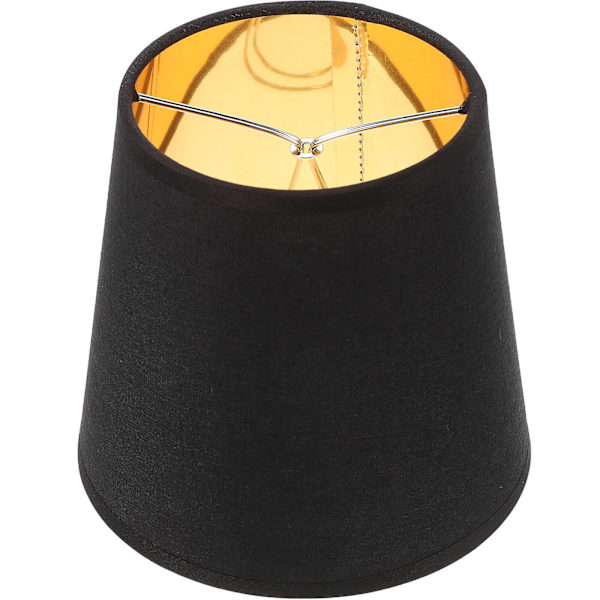 Sovesalgslampe Skærm Bordlampe Dekorativ Metal Lampeklokke Hul Ud Lysdækning Sort 15x11x14cm Black 15x11x14cm