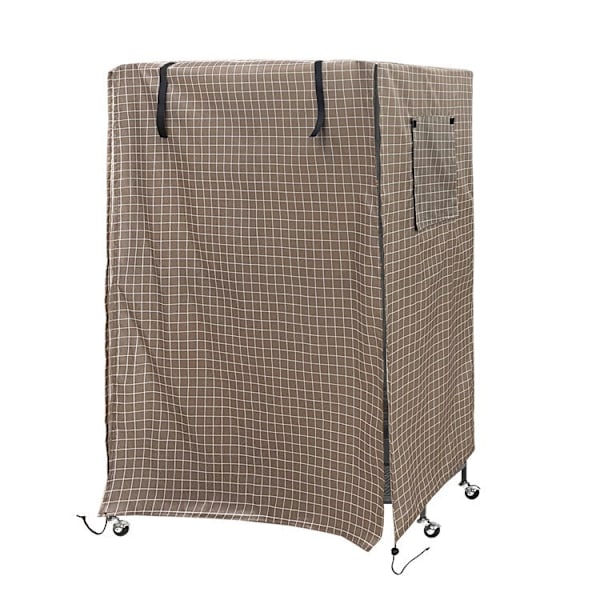 Fågelbursöverdrag, Fågelbursöverdrag för natten, Vattentäta Fågelbursöverdrag för Djur (210D, Khaki) - 130*96*59cm