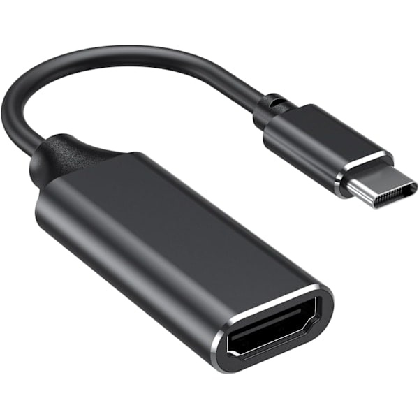 USB C til HDMI 4K Adapter til Mac OS, Type-C til HDMI Adapter [Thunderbolt 3], Kompatibel