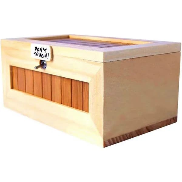 A2 Don't Touch Unnecessary Box with Attitude Leave Me Alone Surprise Machine-Gags & Practical Jokes Decorative & Endless Fun