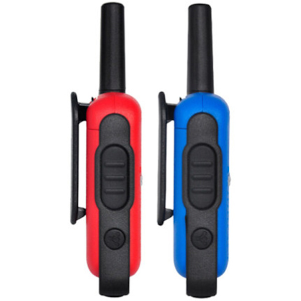 Motorola RED - Walkie Talkie, 20 Kanaler, Räckvidd 4 km, Röd, Blå, 2 Enheter