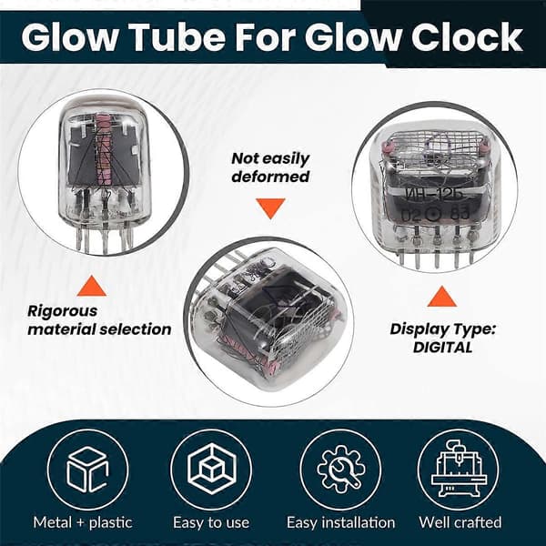 1 stk Nytt IN-12 IN12 Gløderør for Gløderørsklokke Nixie Digital LED-klokke med desimalpunkt