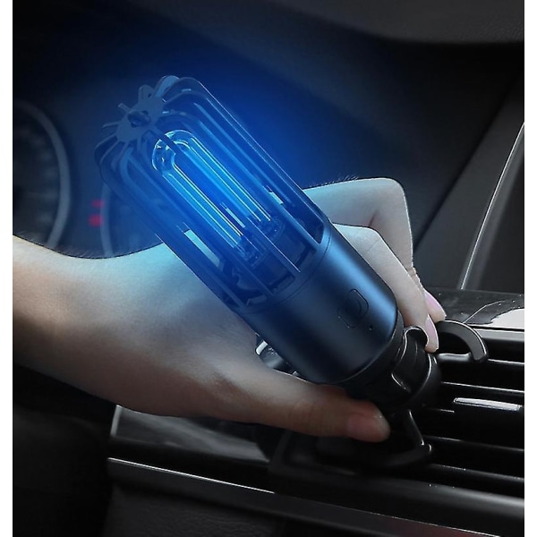 USB uppladdningsbar UV-lampa med ozon, bärbar Quartz Uvc Light Cleaner Desinfektionsmedel kompatibel med Travel Home,c