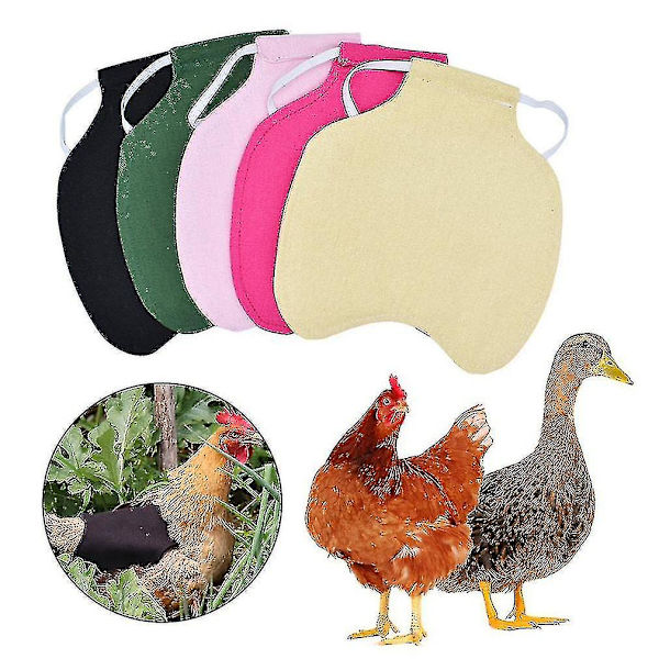 5-pack Kyckling Sadel Höna Förkläde Fjäder Fixare Ving Rygg Skydd