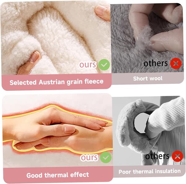 Portable USB Hand Warmer Heating Pad - Fast Charging Velvet Soft Skin-Friendly - Home Office Use Built-in Cable Dual Function Pink 44x28x3cm