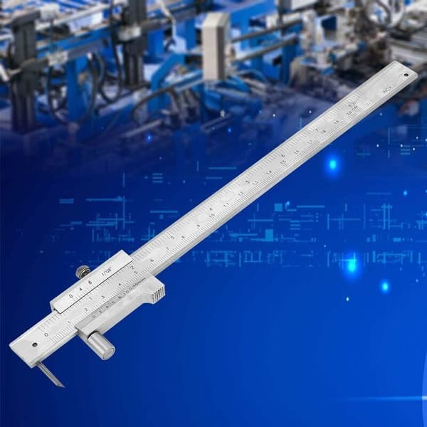 0-200 mm Marking Caliper with Parallel Marking Ruler, Carbide Scriber