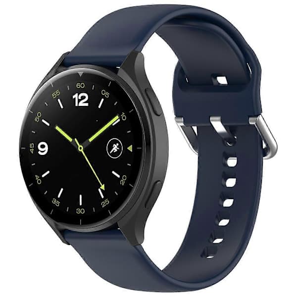 Silikon utbytesarmband för V9 PRO Midnattsblå Flexibelt klockarmband