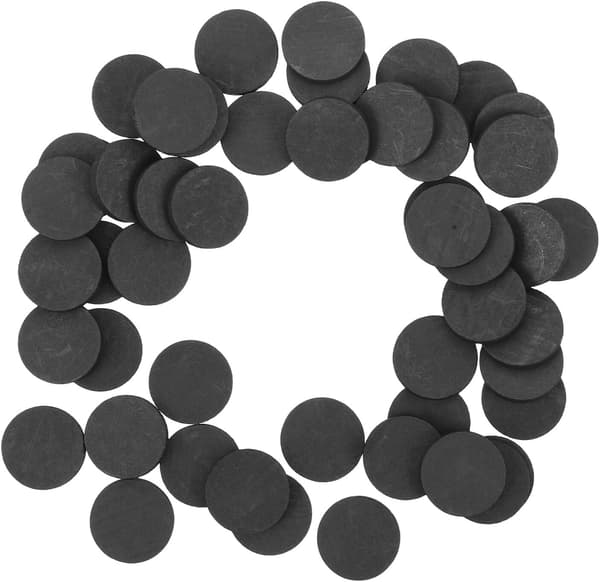 50 pcs Graphite Electrode Discs Round High Purity Conductive Block