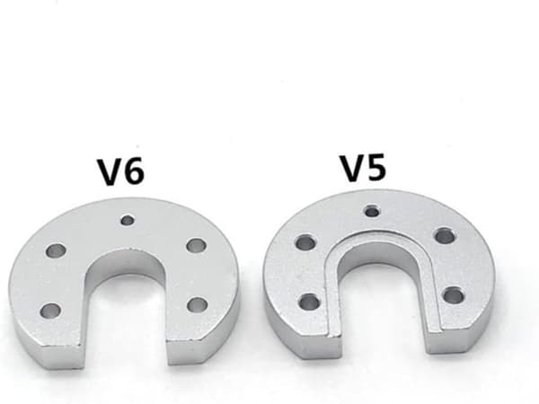 Aluminiumslegering Fast Plade U-formet Fast Blokbeslag til Printer Kompatibel Ender