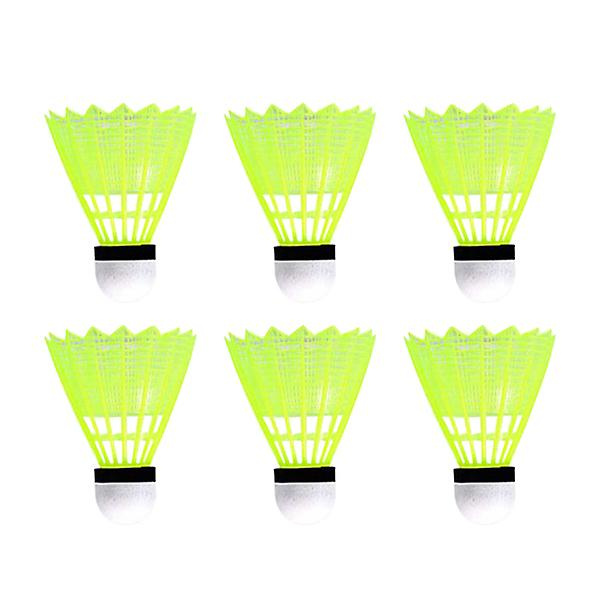 6 st Utomhusset Nylon Badmintonbollar Birdies Utomhusbollar 18X7X7cm