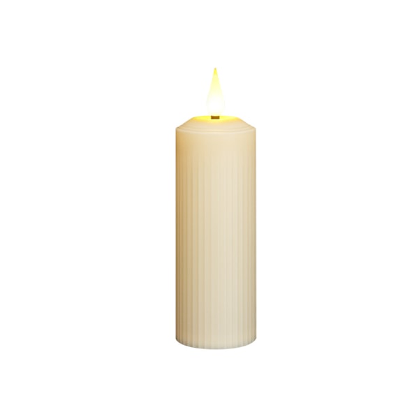 Laddningsbara LED-ljus med fjärrkontroll och timer, set med 3 flamlösa ljus med blinkande ljus, vattentäta för utomhusbruk